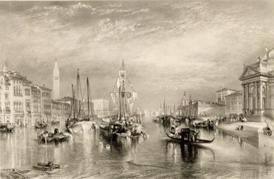 Der Große Kanal, Venedig, graviert von William Miller (1796-1882) 1838-52 von Joseph Mallord William Turner